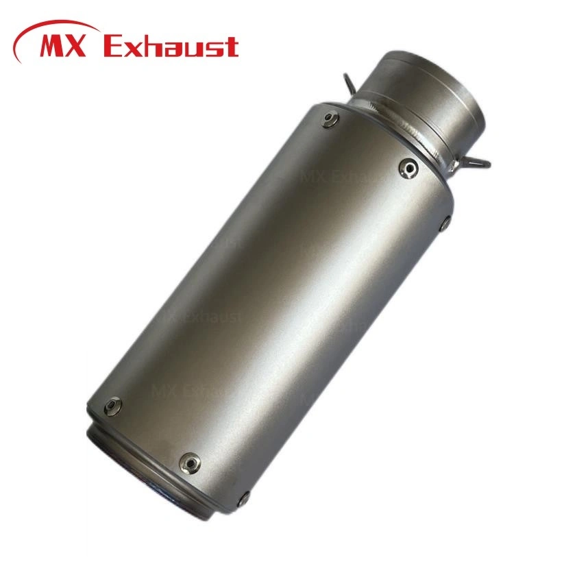 Moto Escape Tube Titanium Motorcycle Exhaust Racing Universal for BMW S1000 Rr Honda Cbr1000rr Muffler 51 60.5mm Bike Silence