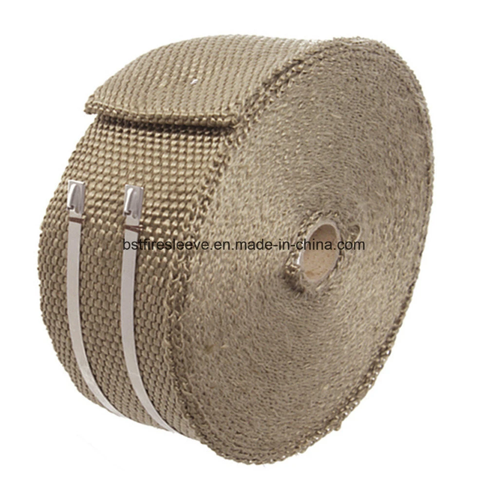 Fiberglass Titanium Ceramic Heat Proof Exhaust Wrap